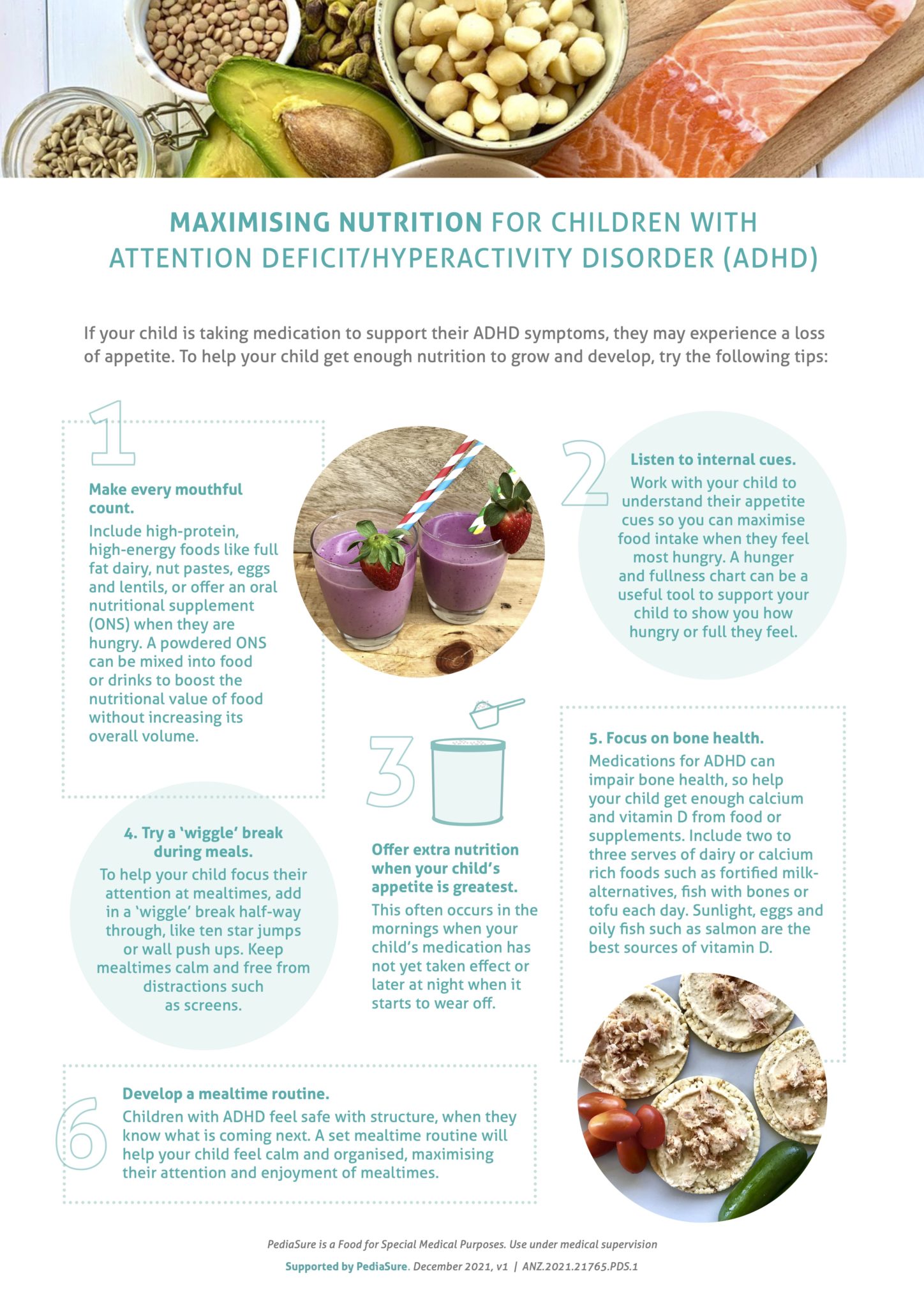 Abbott Patient Resource_Maximising nutritional intake for children with ADHD v4