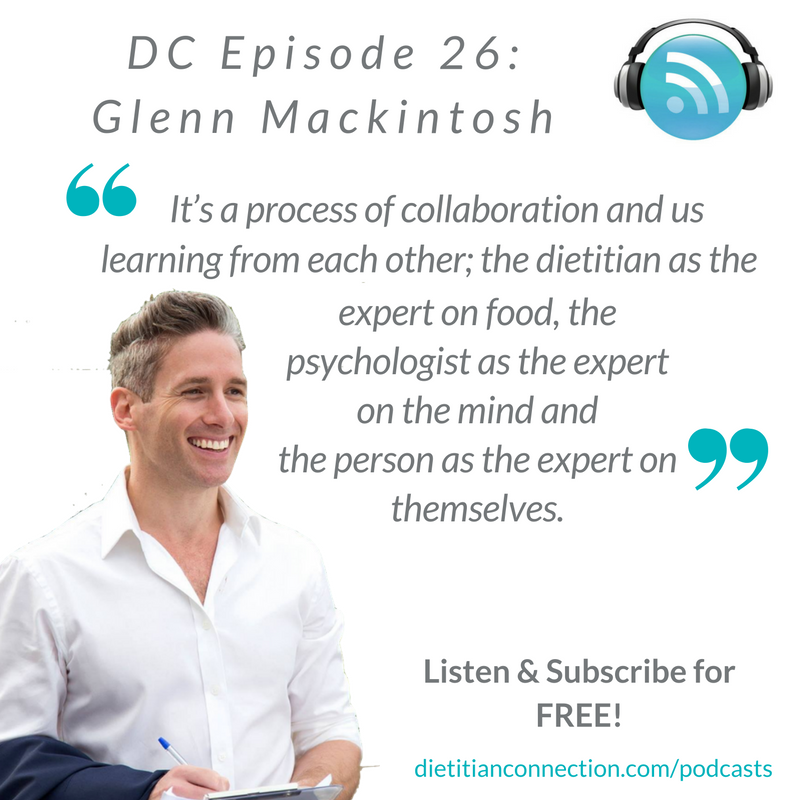 Glenn Mackintosh, The Weight Psychologist